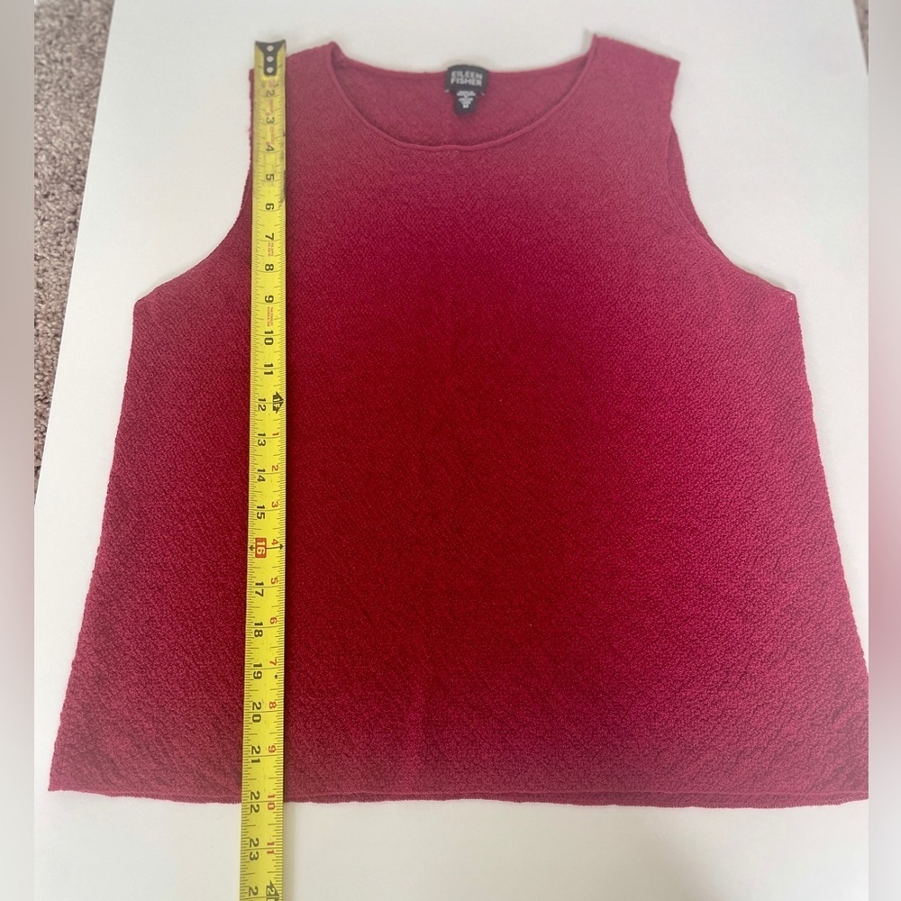Y2k 90’s Eileen Fisher Knitted Top Italian Yarn Maroon Sz‎ M Minimalist Iconic - Picture 4 of 11